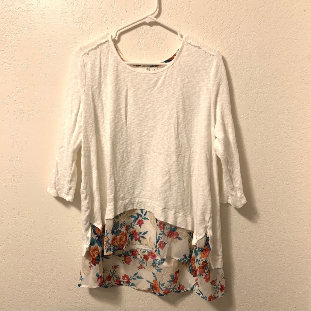 FLORAL LONG SLEEVE TOP